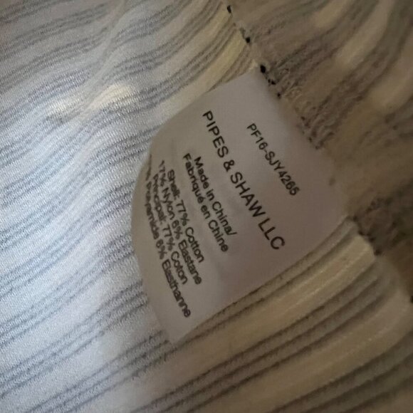 Veronica Beard La Brea Striped Funnel Neck Pullover Sweatshirt XS Minimalist - Picture 6 of 7